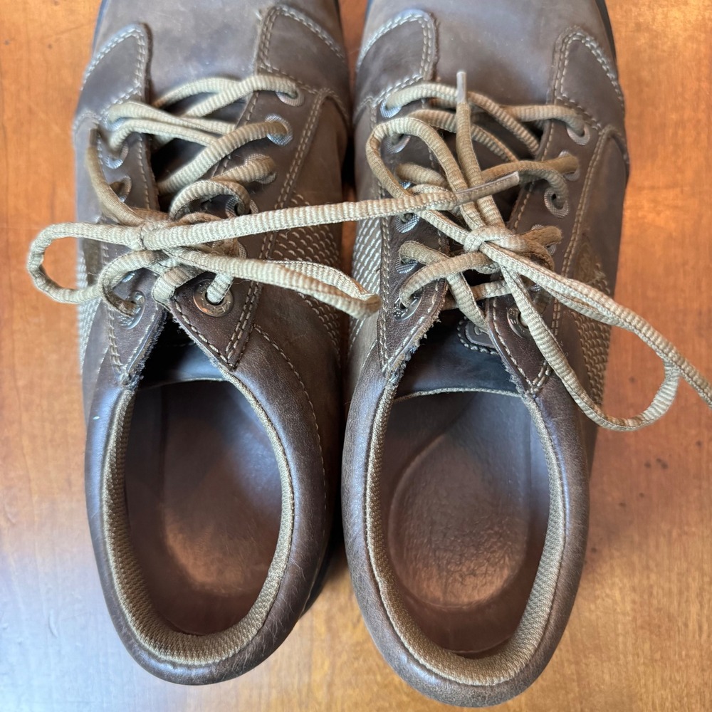Keen Presidio Austin Oxford Shoes Men 10.5 Brown Leather Casual Hiking Sneakers - Picture 7 of 11